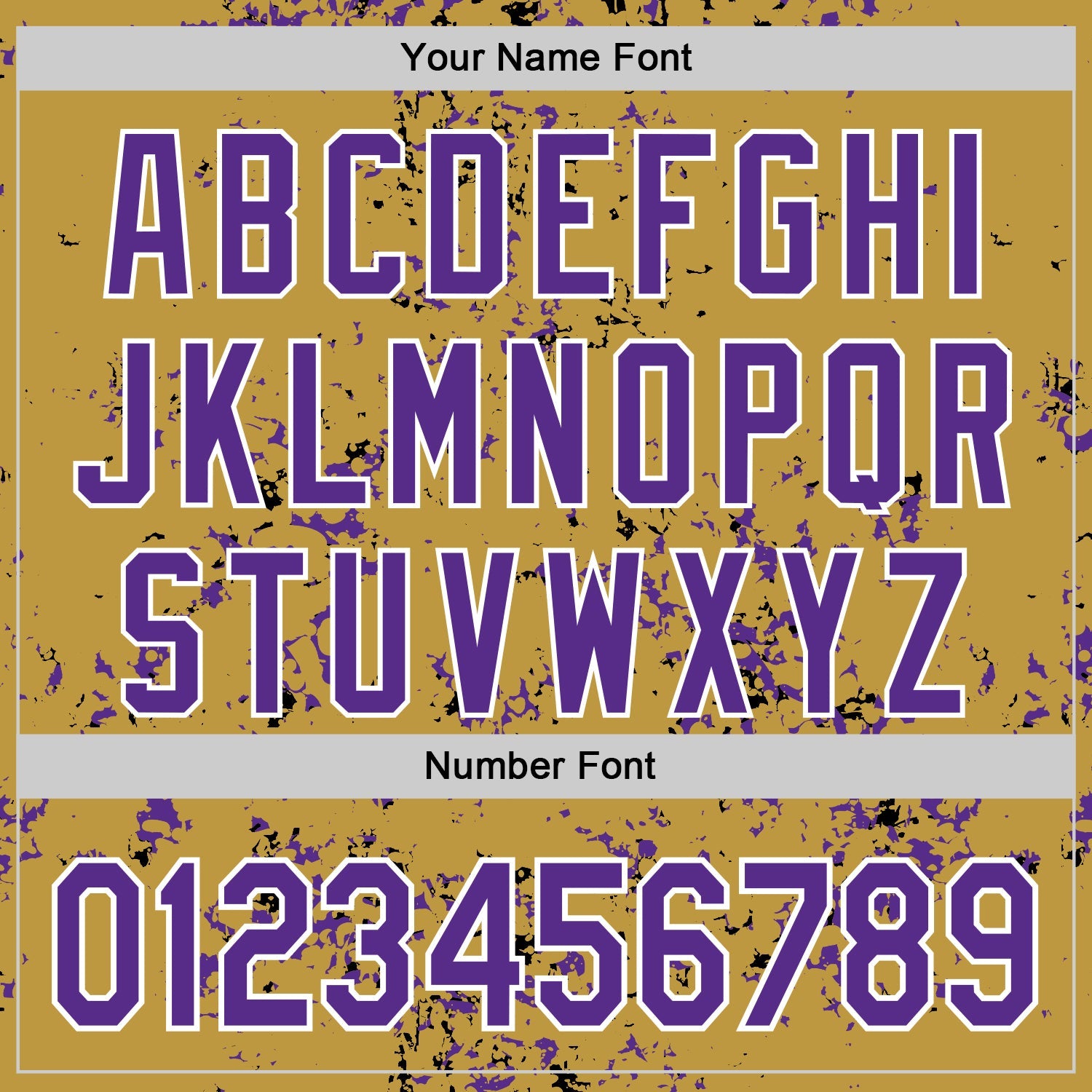 Custom Old Gold Purple Black-White Fragment 3D Pattern Design Bomber Full-Snap Varsity Letterman Hoodie Jacket