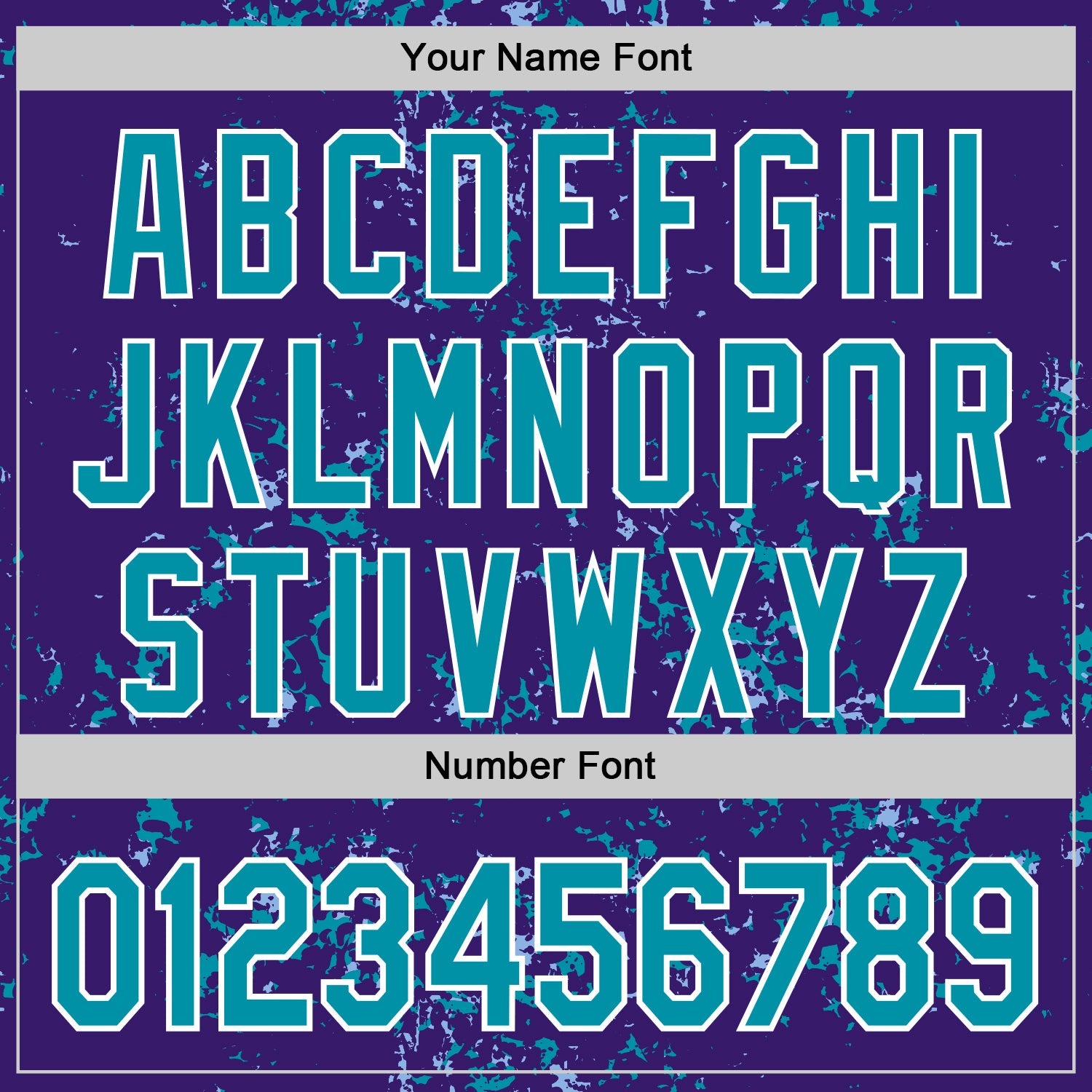 Custom Purple Teal Light Blue-White Fragment 3D Pattern Design Bomber Full-Snap Varsity Letterman Hoodie Jacket