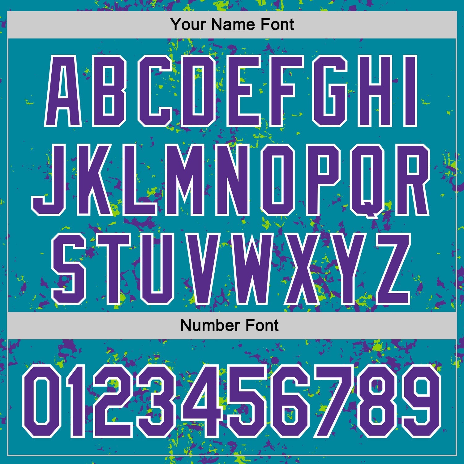 Custom Teal Purple Neon Green-White Fragment 3D Pattern Design Bomber Full-Snap Varsity Letterman Hoodie Jacket