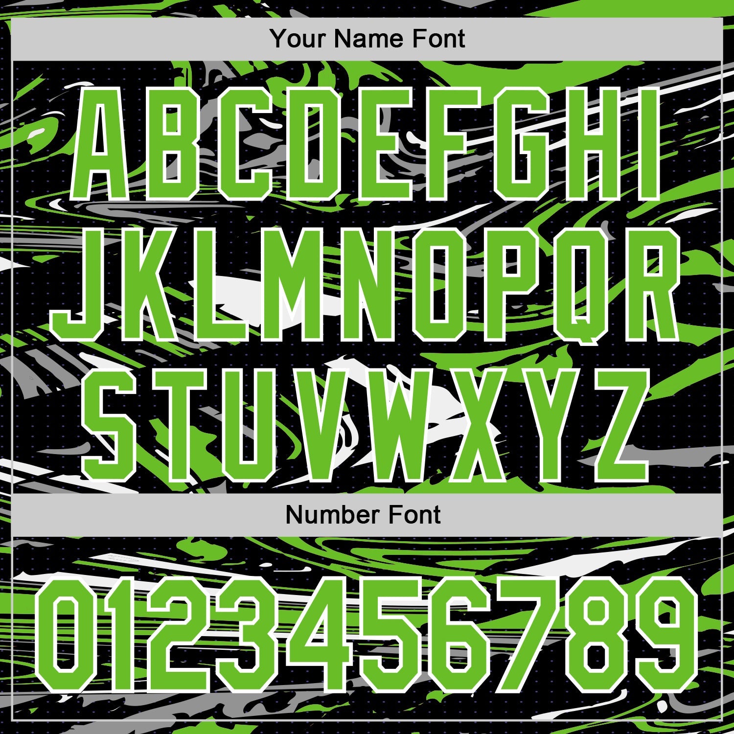 Custom Figure Aurora Green Black-White Fluid Bomber Full-Snap Varsity Letterman Hoodie Jacket