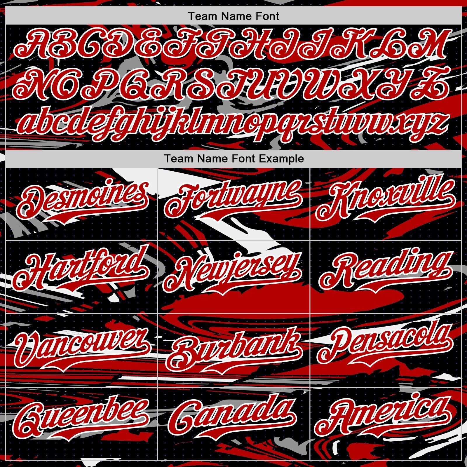 Custom Figure Red Black-White Fluid Bomber Full-Snap Varsity Letterman Hoodie Jacket