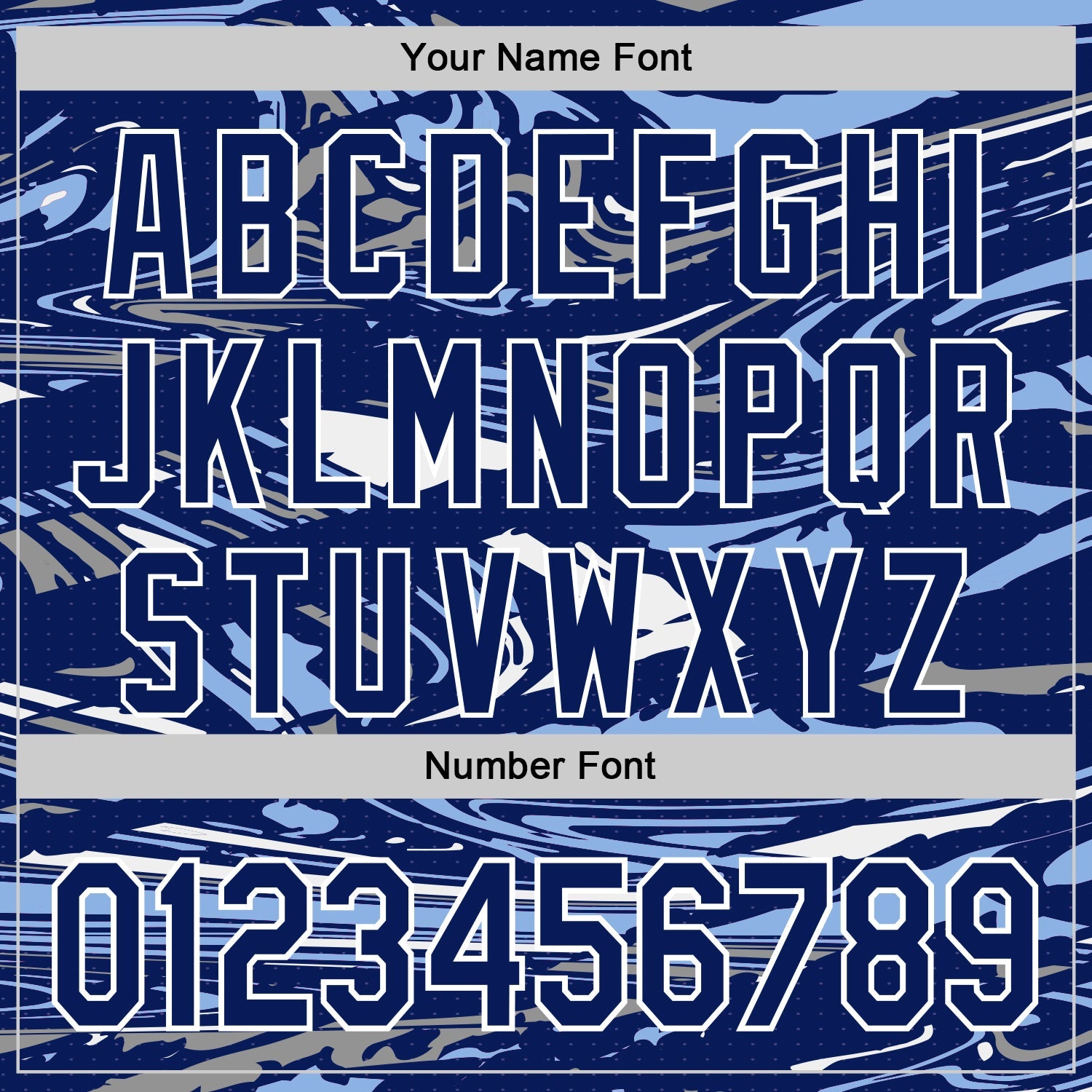 Custom Figure Royal Light Blue-White Fluid Bomber Full-Snap Varsity Letterman Hoodie Jacket