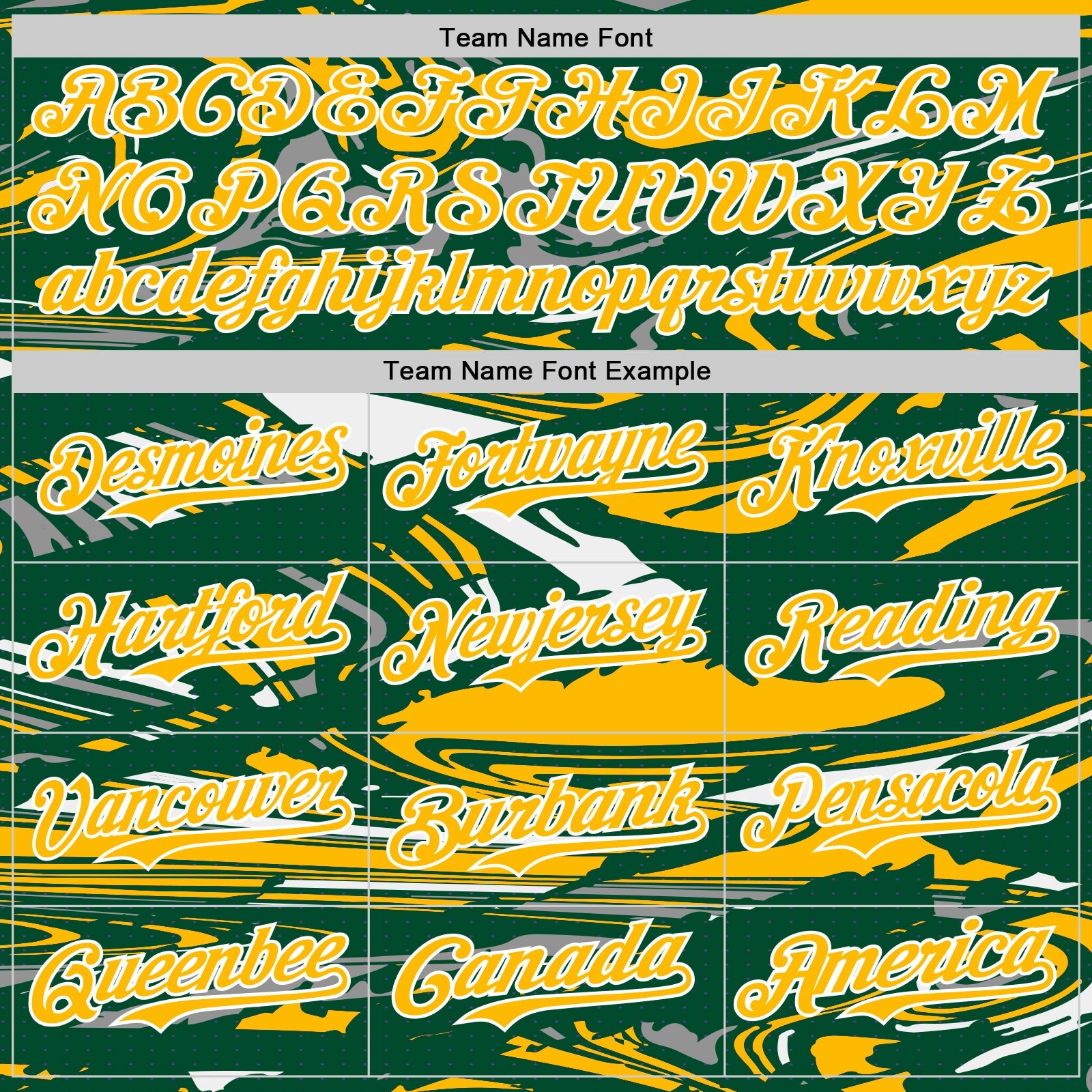 Custom Figure Gold Kelly Green-White Fluid Bomber Full-Snap Varsity Letterman Hoodie Jacket