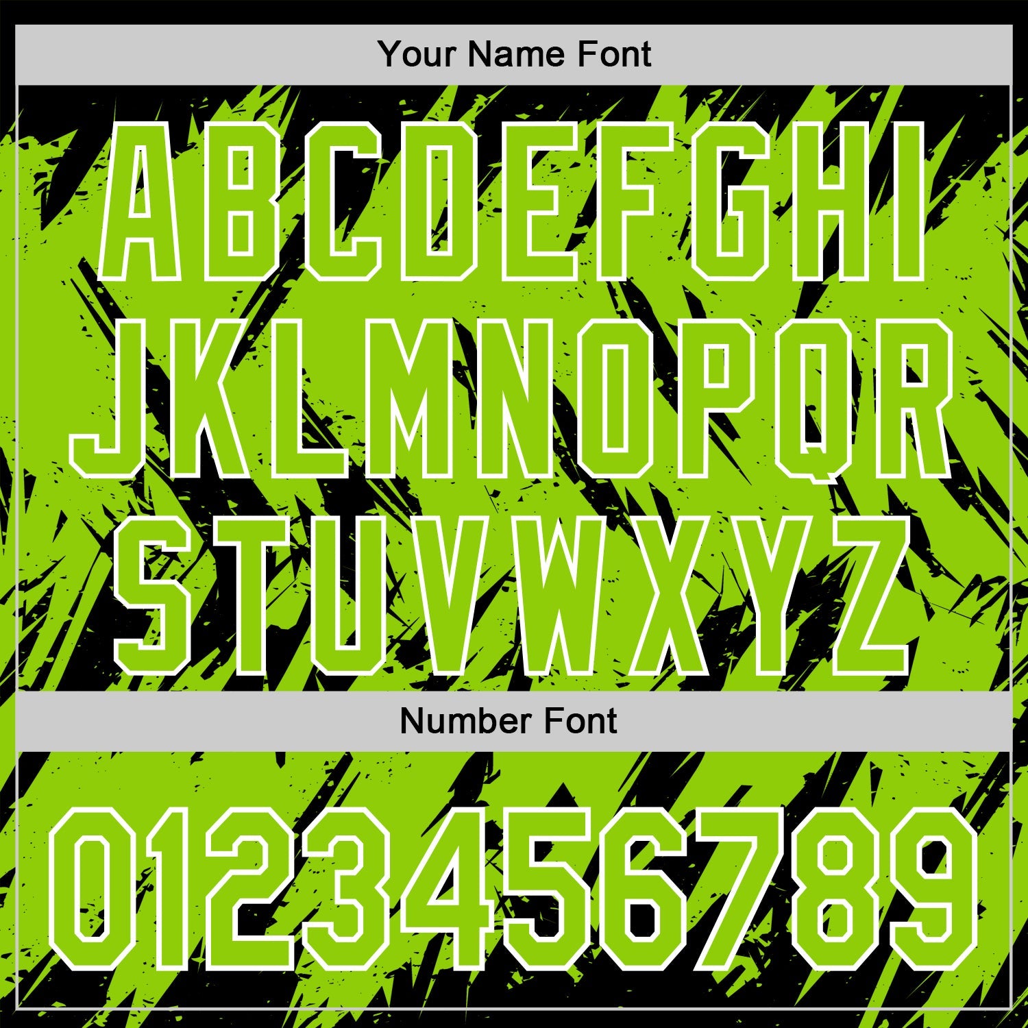 Custom Black Neon Green-White Abstract Sharp Shape Fragment 3D Pattern Design Bomber Full-Snap Varsity Letterman Hoodie Jacket