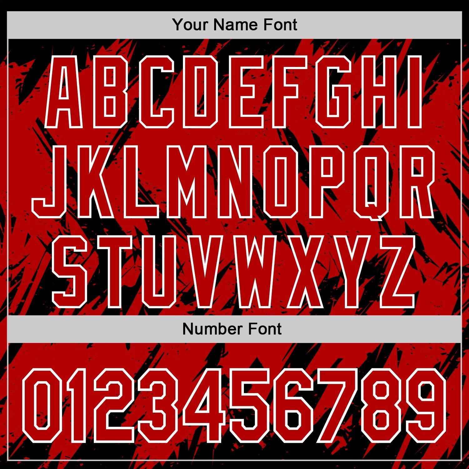 Custom Black Red-White Abstract Sharp Shape Fragment 3D Pattern Design Bomber Full-Snap Varsity Letterman Hoodie Jacket