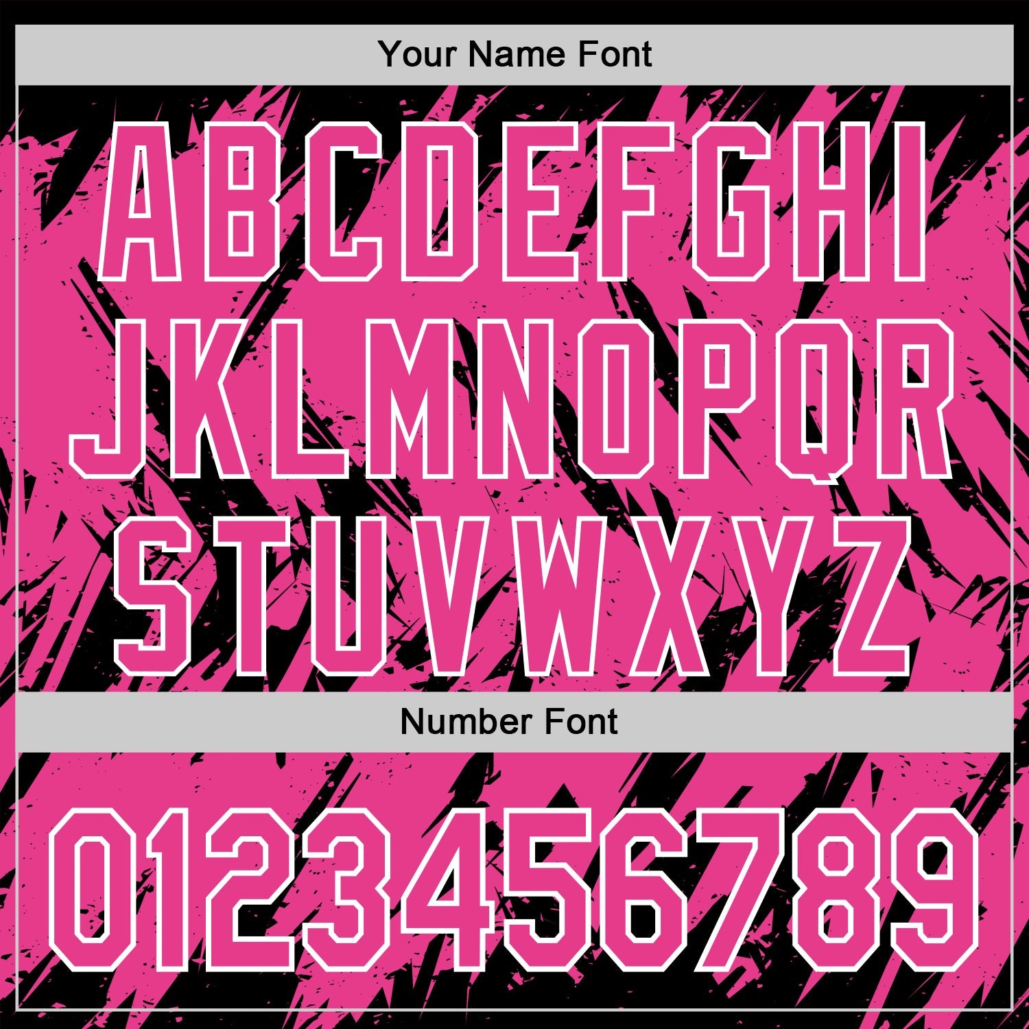 Custom Black Pink-White Abstract Sharp Shape Fragment 3D Pattern Design Bomber Full-Snap Varsity Letterman Hoodie Jacket