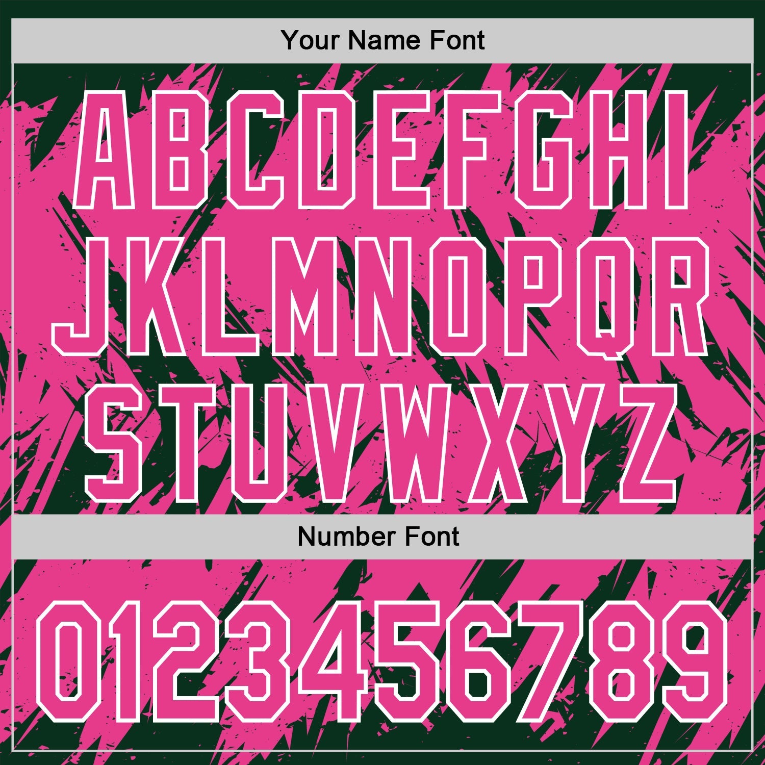 Custom Green Pink-White Abstract Sharp Shape Fragment 3D Pattern Design Bomber Full-Snap Varsity Letterman Hoodie Jacket