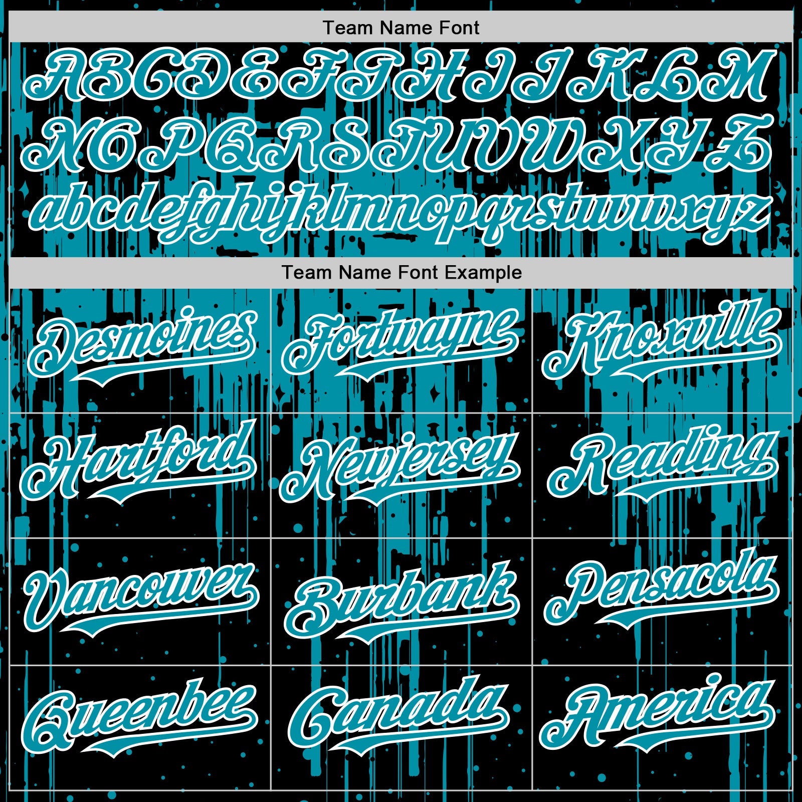 Custom Black Teal-White Dripping Splatter 3D Pattern Design Bomber Full-Snap Varsity Letterman Hoodie Jacket