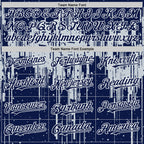 Custom Navy Silver-White Dripping Splatter 3D Pattern Design Bomber Full-Snap Varsity Letterman Hoodie Jacket