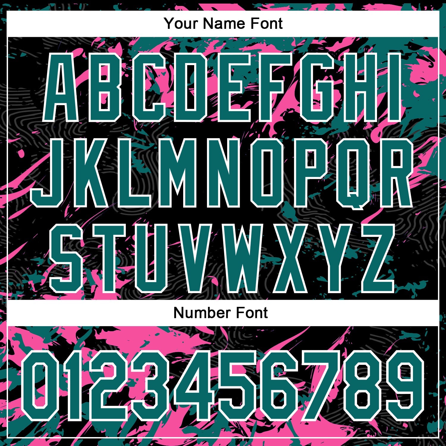 Custom Black Teal Pink-White Splash 3D Pattern Design Bomber Full-Snap Varsity Letterman Hoodie Jacket