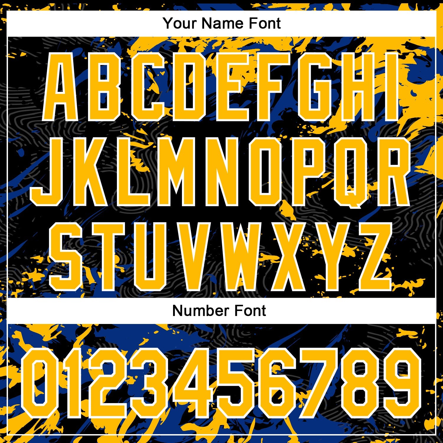 Custom Black Gold Royal-White Splash 3D Pattern Design Bomber Full-Snap Varsity Letterman Hoodie Jacket