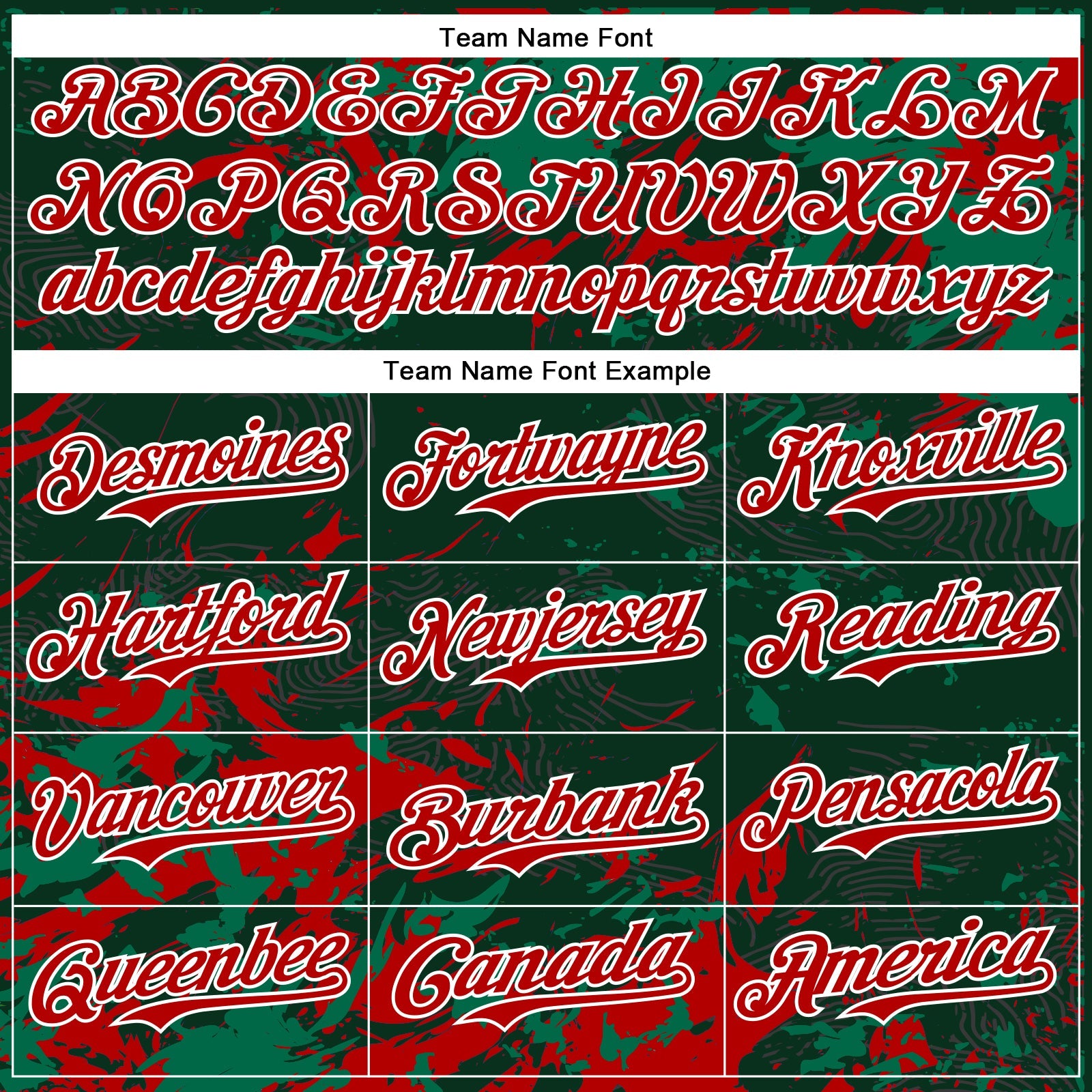 Custom Green Red Kelly Green-White Splash 3D Pattern Design Bomber Full-Snap Varsity Letterman Hoodie Jacket