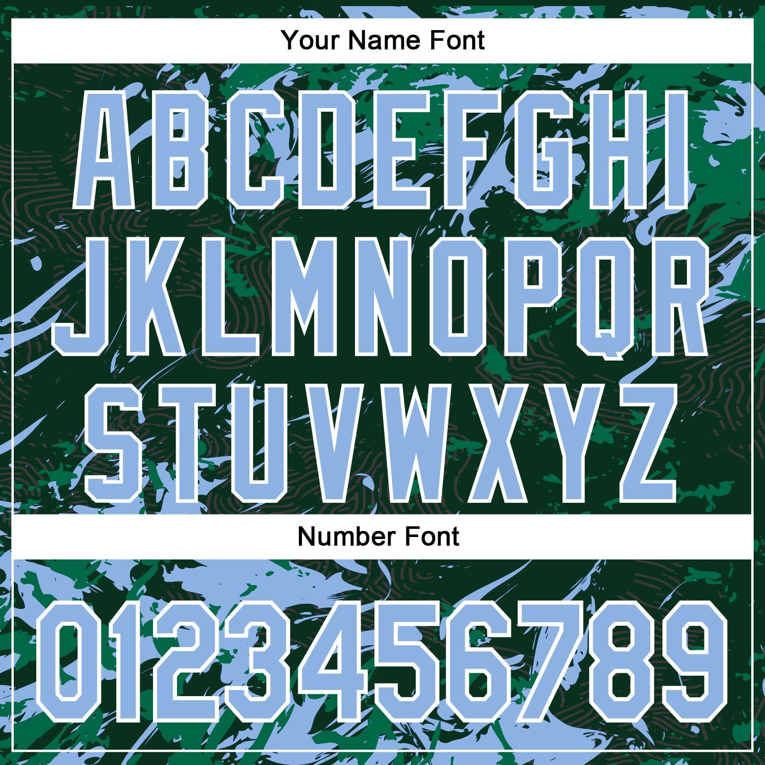 Custom Green Light Blue Kelly Green-White Splash 3D Pattern Design Bomber Full-Snap Varsity Letterman Hoodie Jacket