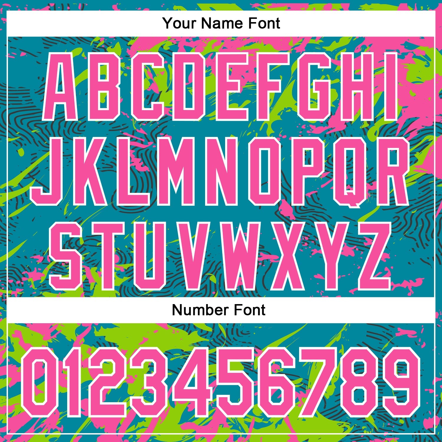 Custom Teal Pink Neon Green-White Splash 3D Pattern Design Bomber Full-Snap Varsity Letterman Hoodie Jacket