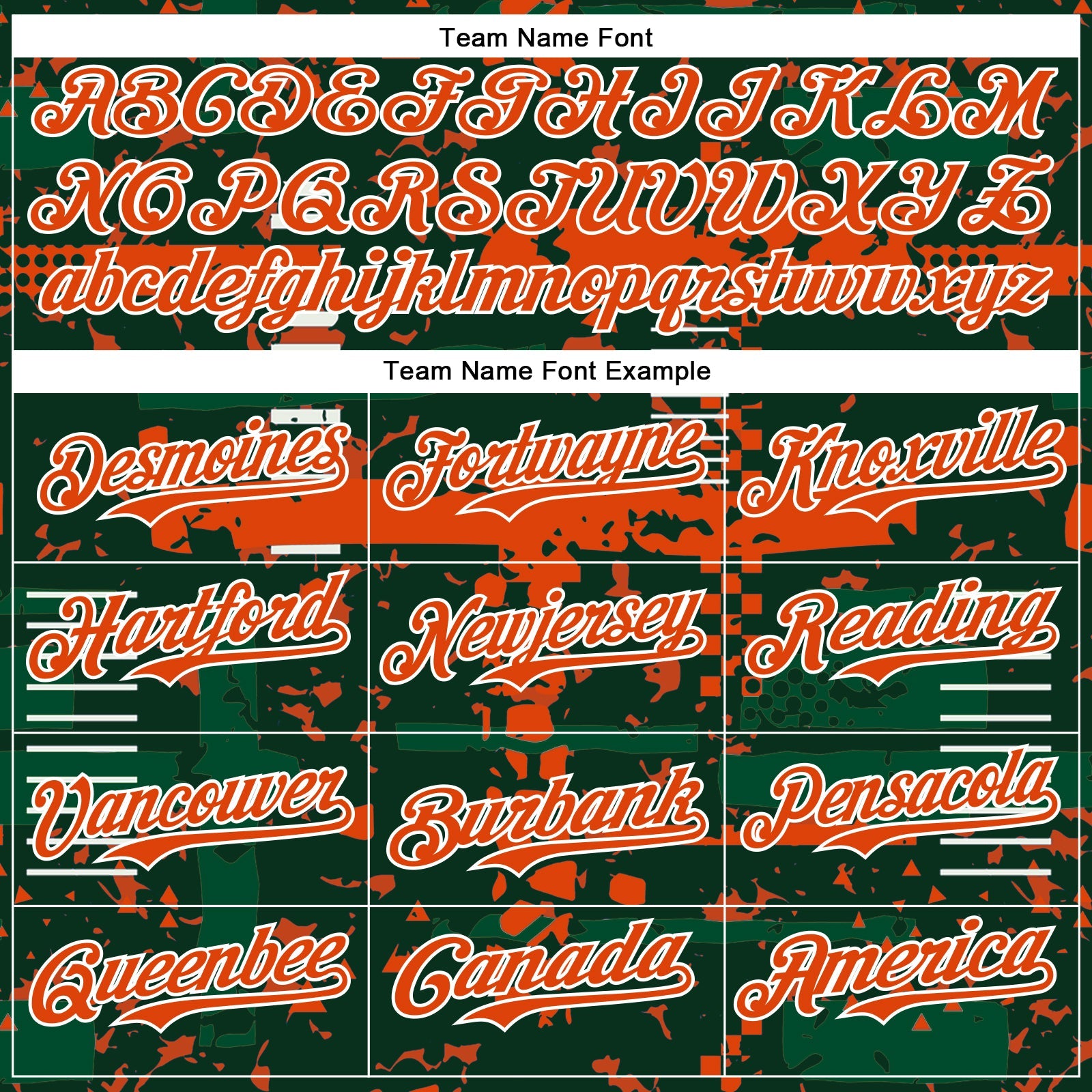 Custom Green Orange Kelly Green-White Abstract Fragment Shape 3D Pattern Design Bomber Full-Snap Varsity Letterman Hoodie Jacket