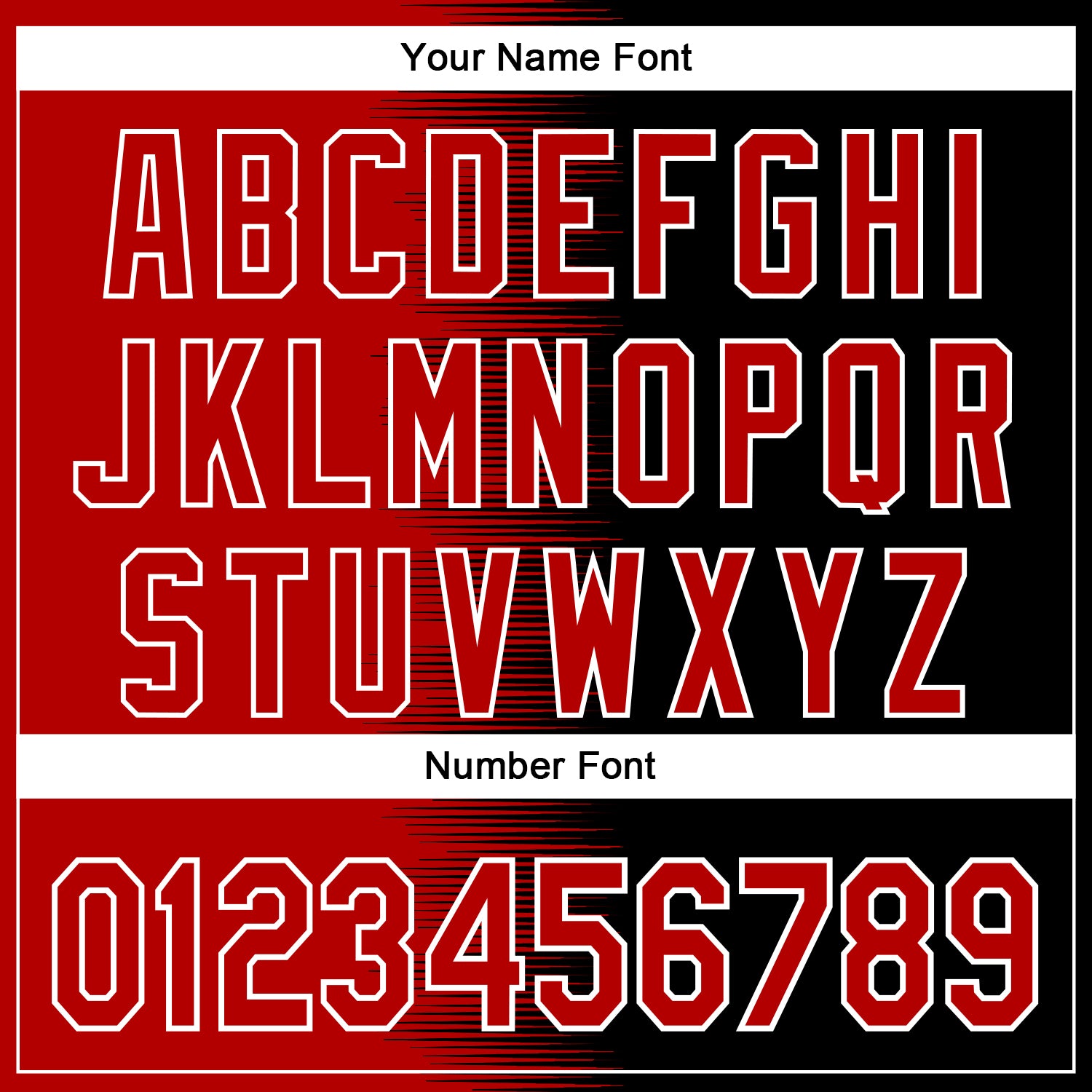 Custom Red Black-White Gradient Line Bomber Full-Snap Varsity Letterman Hoodie Jacket