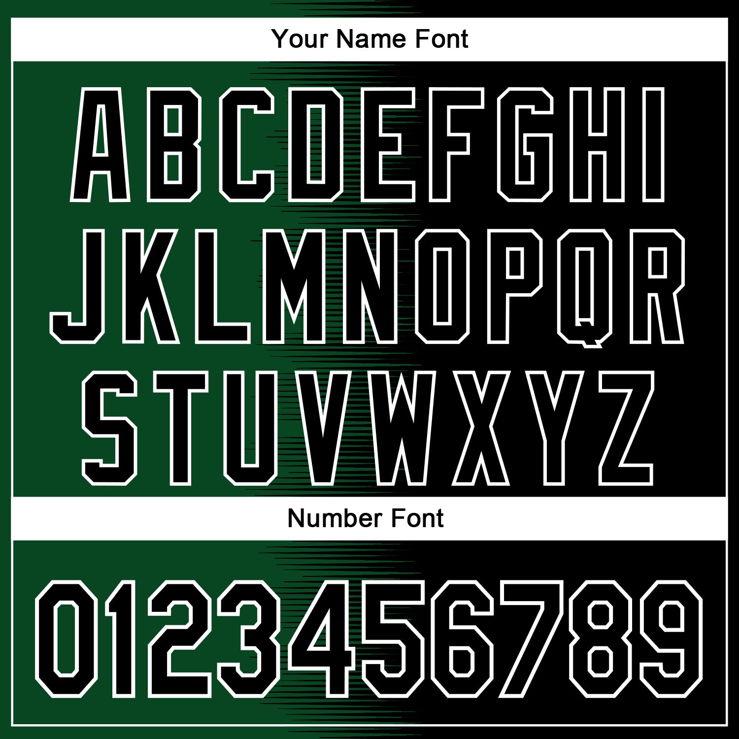Custom Green Black-White Gradient Line Bomber Full-Snap Varsity Letterman Hoodie Jacket