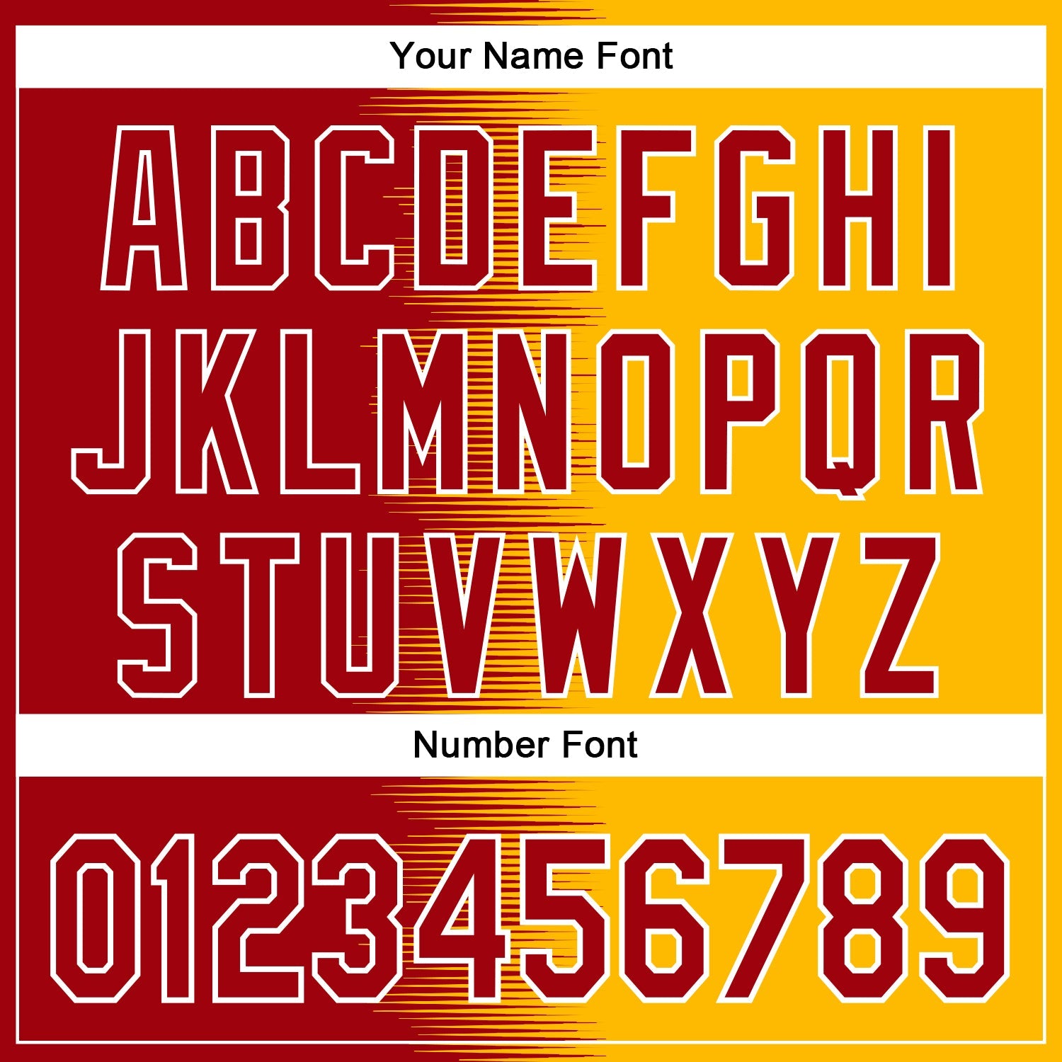 Custom Red Gold-White Gradient Line Bomber Full-Snap Varsity Letterman Hoodie Jacket