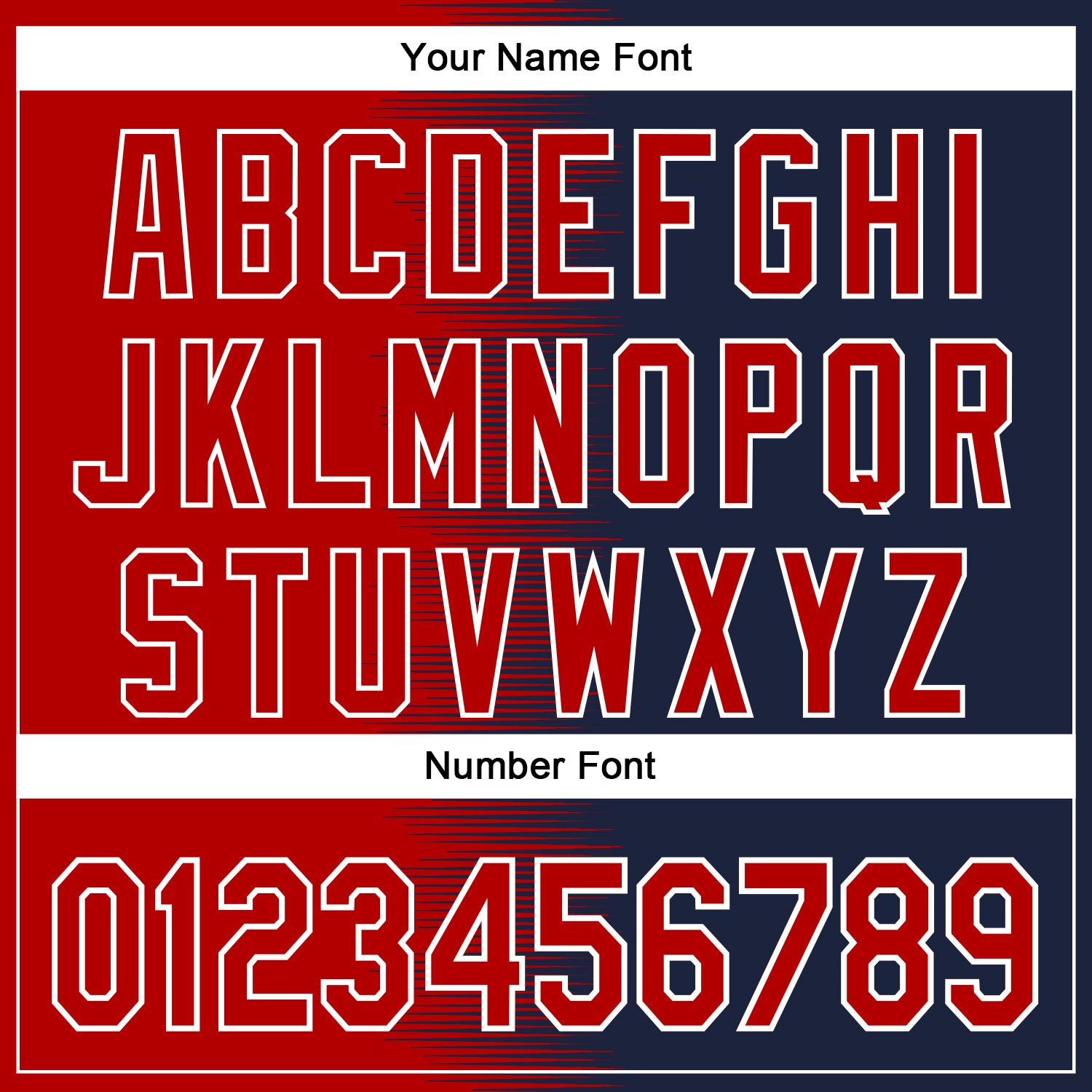 Custom Red Navy-White Gradient Line Bomber Full-Snap Varsity Letterman Hoodie Jacket