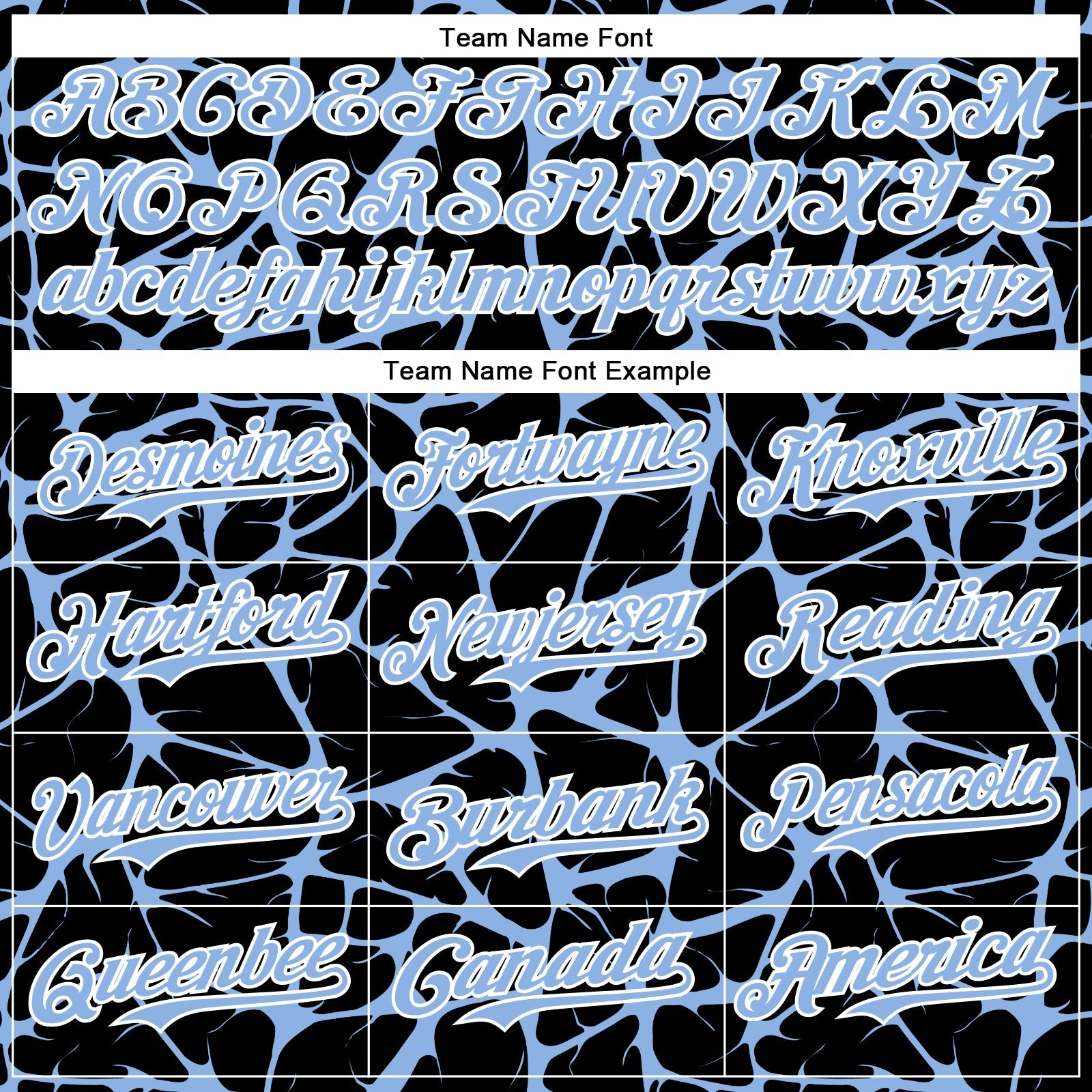 Custom Black Light Blue-White Abstract Network 3D Pattern Design Bomber Full-Snap Varsity Letterman Hoodie Jacket