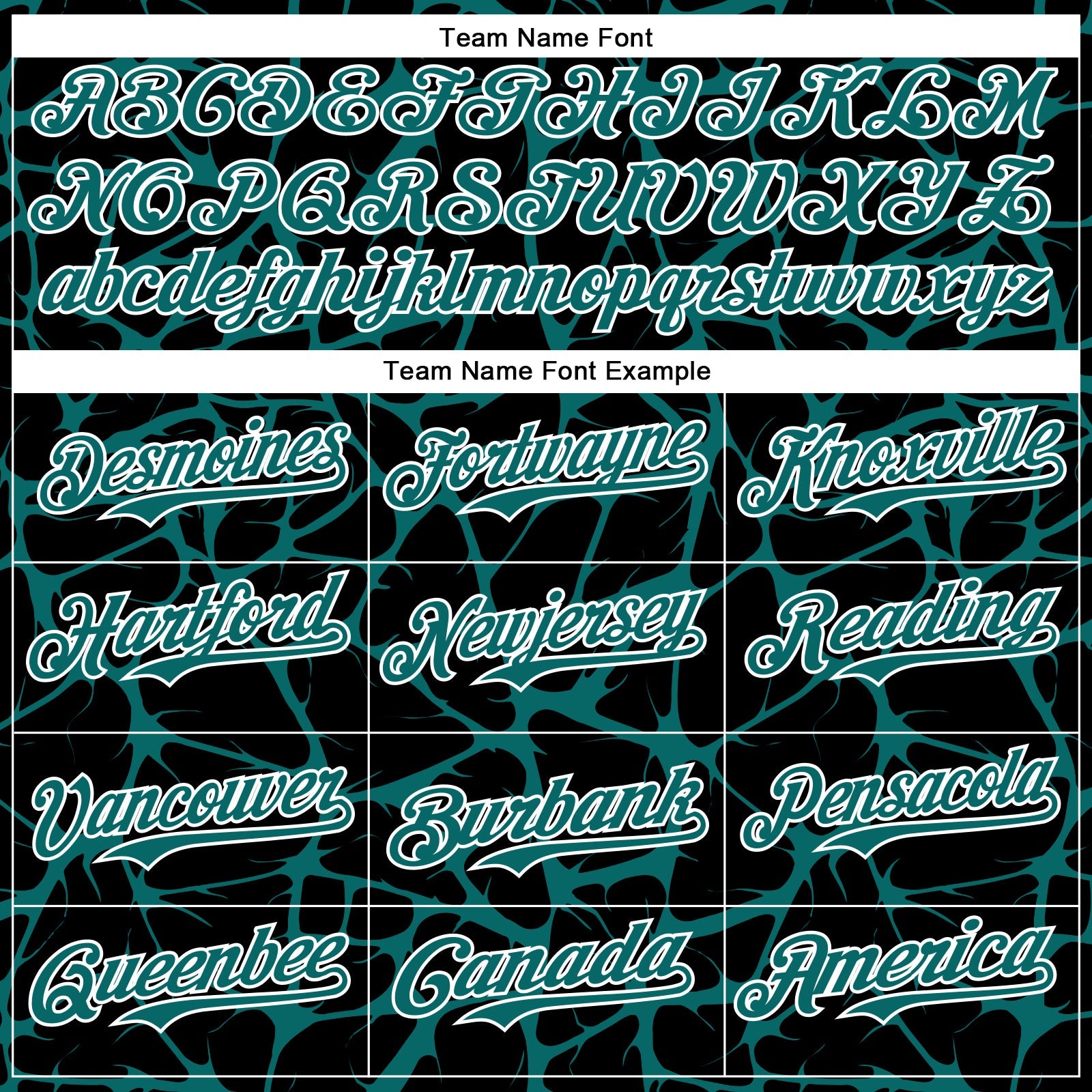 Custom Black Teal-White Abstract Network 3D Pattern Design Bomber Full-Snap Varsity Letterman Hoodie Jacket