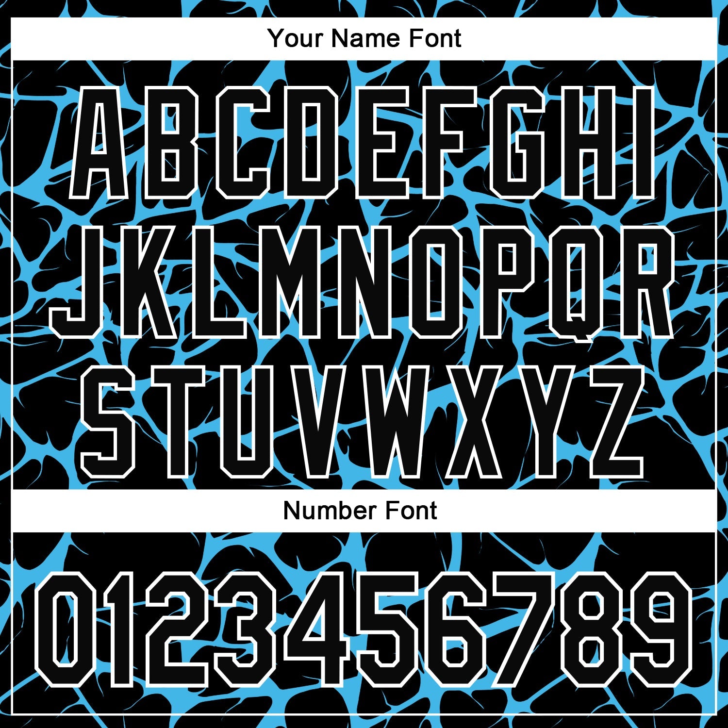 Custom Black Sky Blue-White Abstract Network 3D Pattern Design Bomber Full-Snap Varsity Letterman Hoodie Jacket