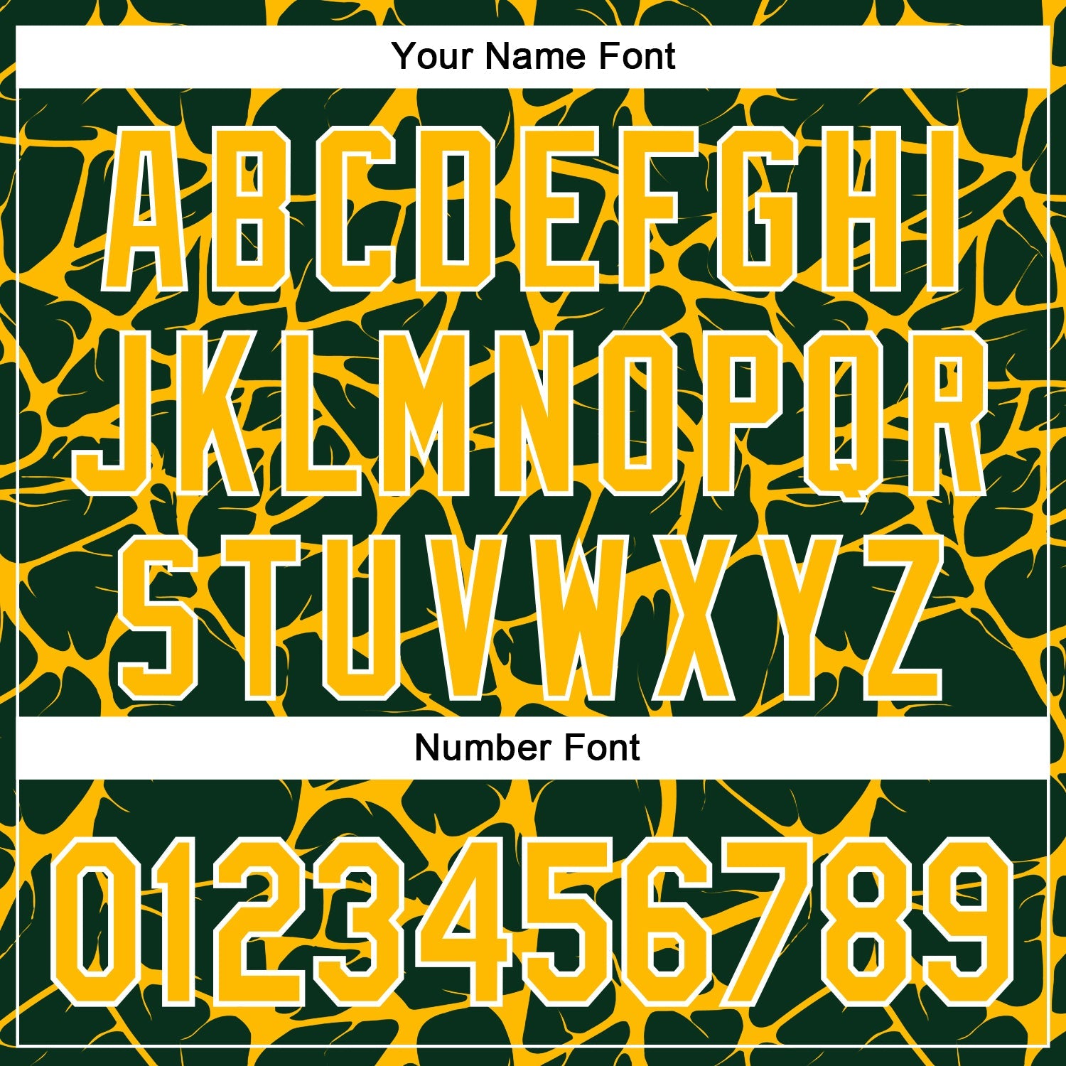 Custom Green Gold-White Abstract Network 3D Pattern Design Bomber Full-Snap Varsity Letterman Hoodie Jacket