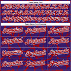 Custom Purple Red-White Abstract Network 3D Pattern Design Bomber Full-Snap Varsity Letterman Hoodie Jacket
