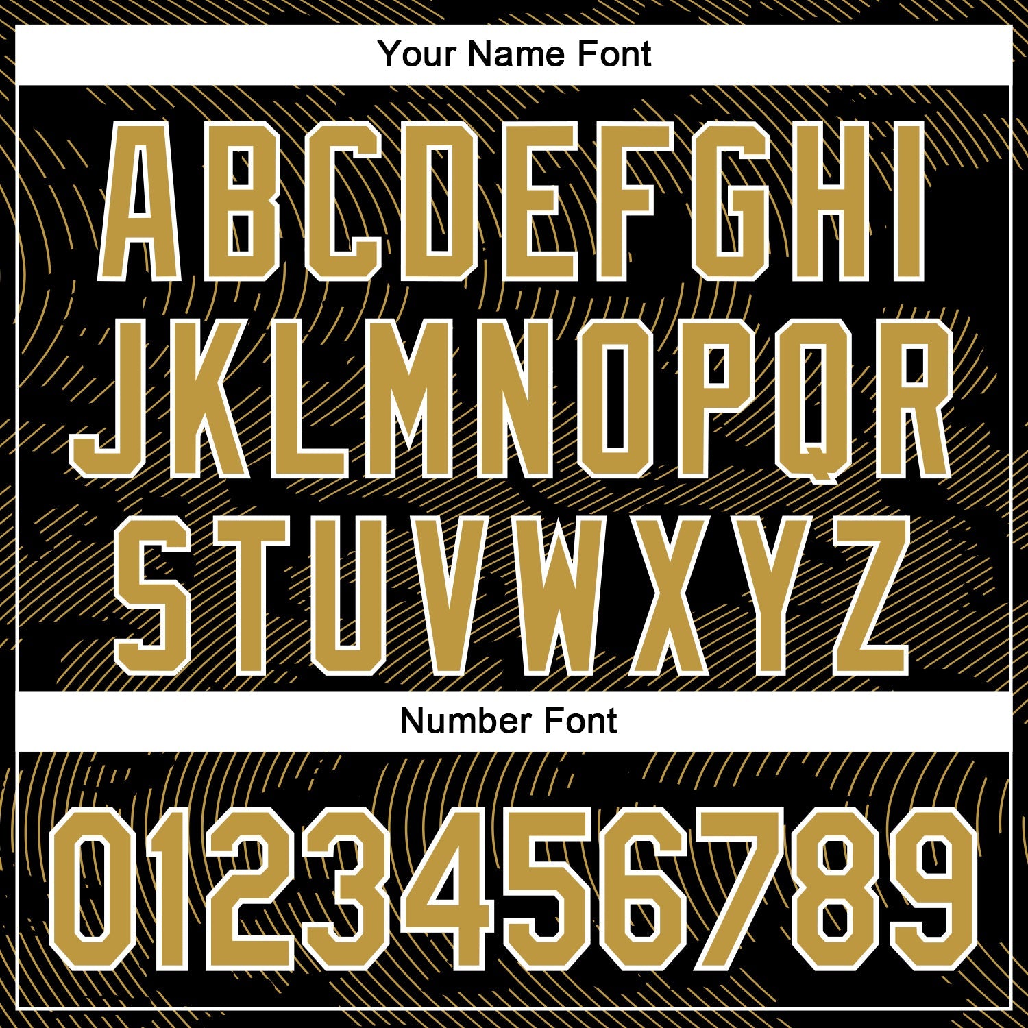 Custom Black Old Gold-White Curve Lines 3D Pattern Design Bomber Full-Snap Varsity Letterman Hoodie Jacket