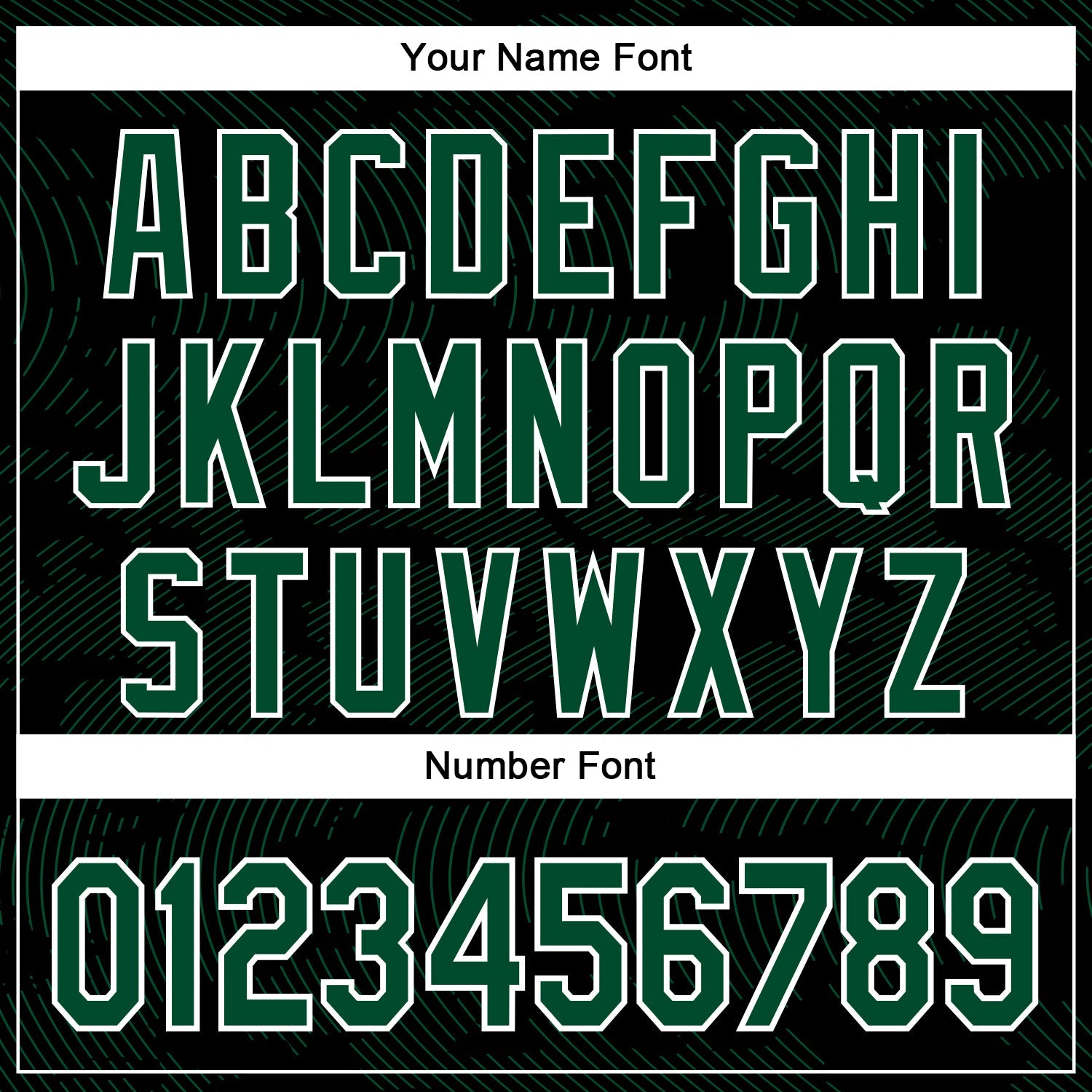 Custom Black Kelly Green-White Curve Lines 3D Pattern Design Bomber Full-Snap Varsity Letterman Hoodie Jacket
