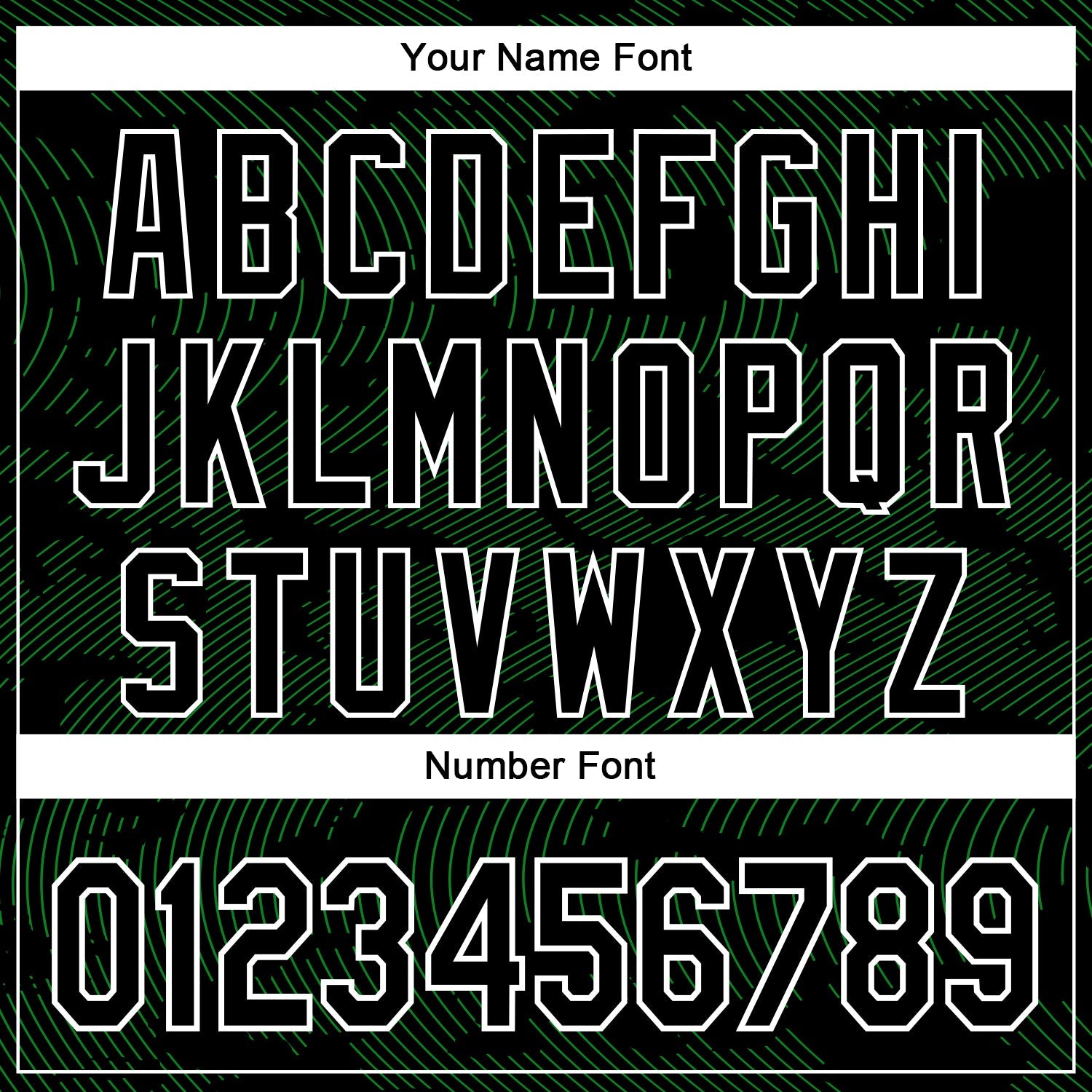 Custom Black Grass Green-White Curve Lines 3D Pattern Design Bomber Full-Snap Varsity Letterman Hoodie Jacket