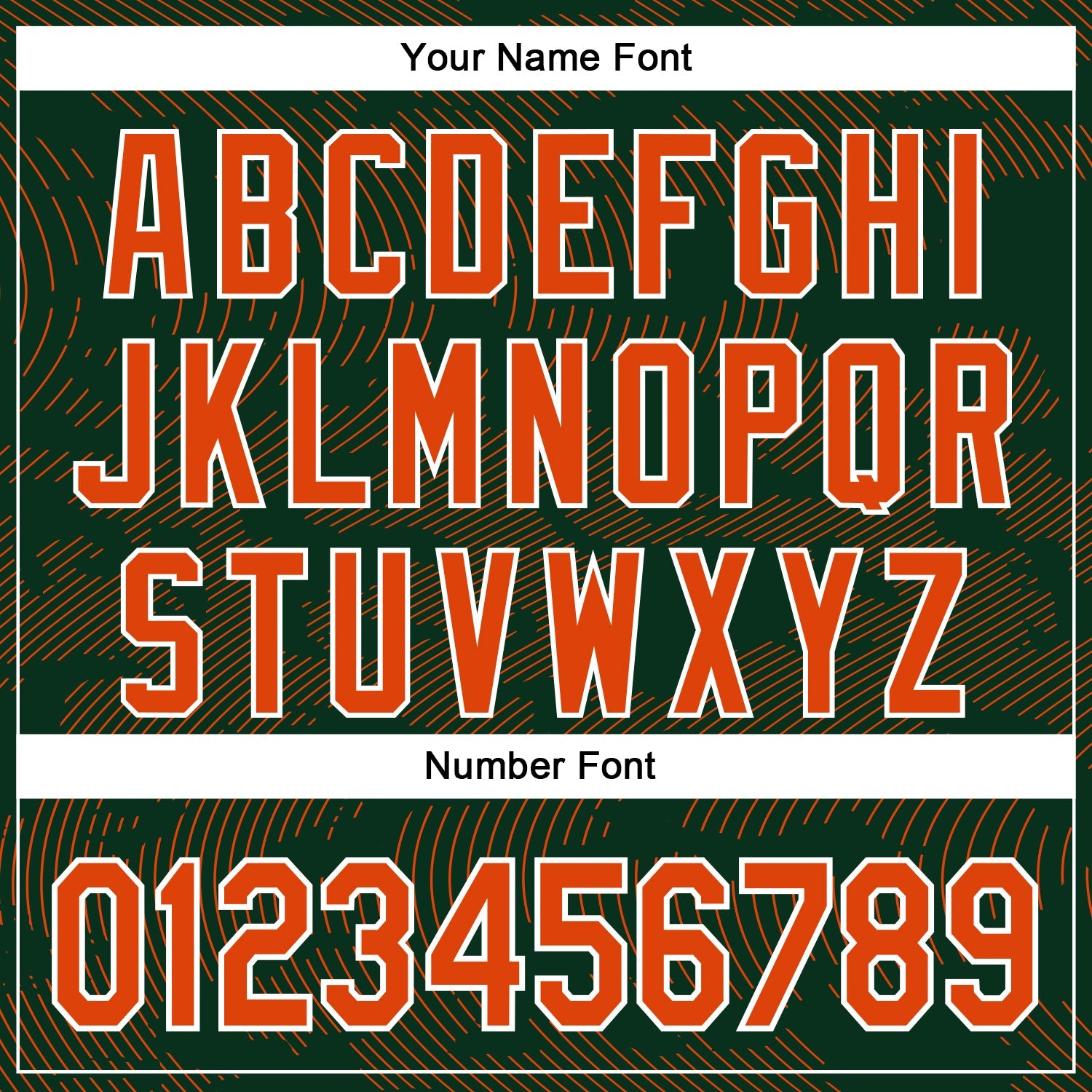 Custom Green Orange-White Curve Lines 3D Pattern Design Bomber Full-Snap Varsity Letterman Hoodie Jacket