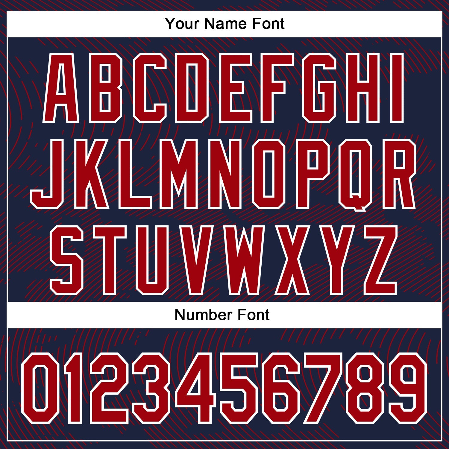 Custom Navy Red-White Curve Lines 3D Pattern Design Bomber Full-Snap Varsity Letterman Hoodie Jacket