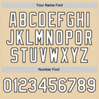 Custom City Cream White-Black Gothic Flame Cross Grunge 3D Pattern Design Bomber Full-Snap Varsity Letterman Jacket