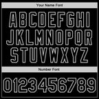 Custom Black White Gothic Crosses 3D Pattern Design Bomber Full-Snap Varsity Letterman Jacket