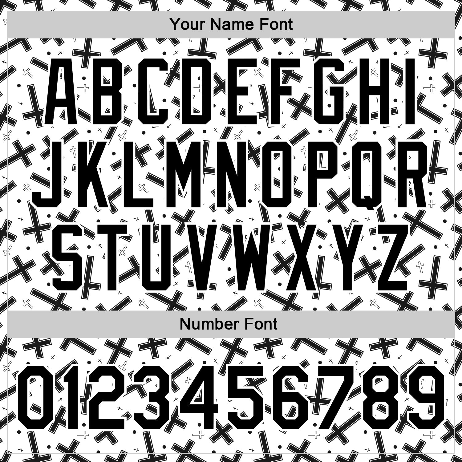 Custom White Black Gothic Crosses 3D Pattern Design Bomber Full-Snap Varsity Letterman Jacket
