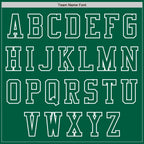 Custom Kelly Green White Authentic Baseball Jersey