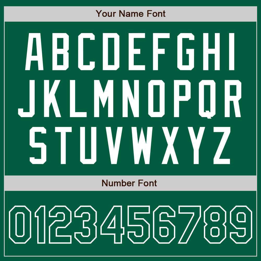 Custom Kelly Green White Authentic Baseball Jersey