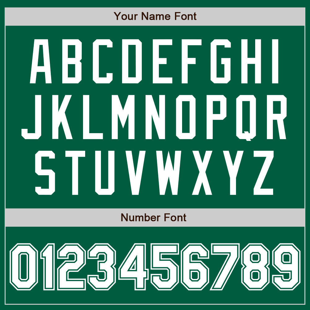 Custom Kelly Green White Authentic Baseball Jersey