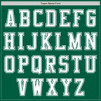 Custom Kelly Green White Authentic Baseball Jersey