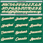 Custom Kelly Green White-Old Gold Authentic Throwback Basketball Jersey