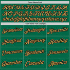 Custom Kelly Green Old Gold-Black Authentic Throwback Basketball Jersey