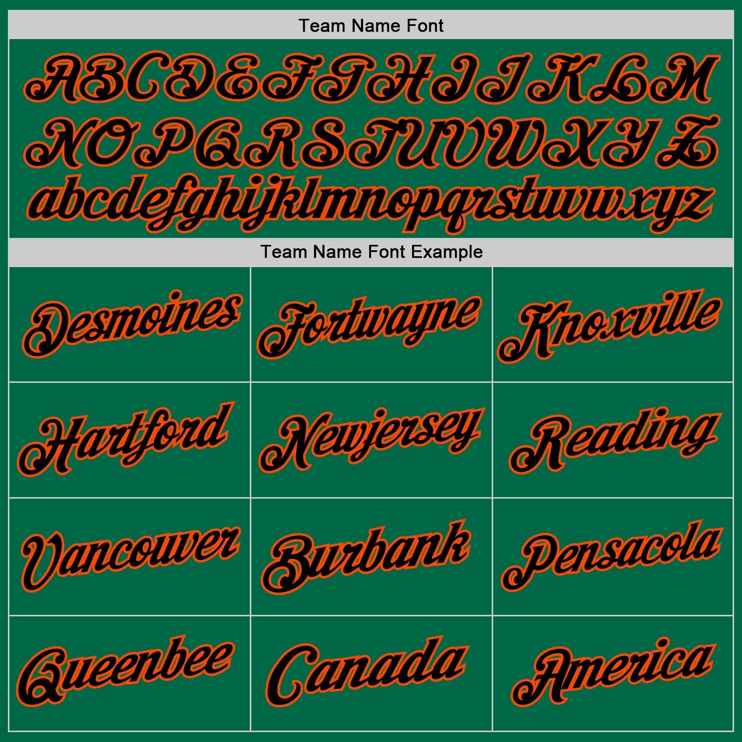 Custom Kelly Green Black-Orange Authentic Throwback Basketball Jersey