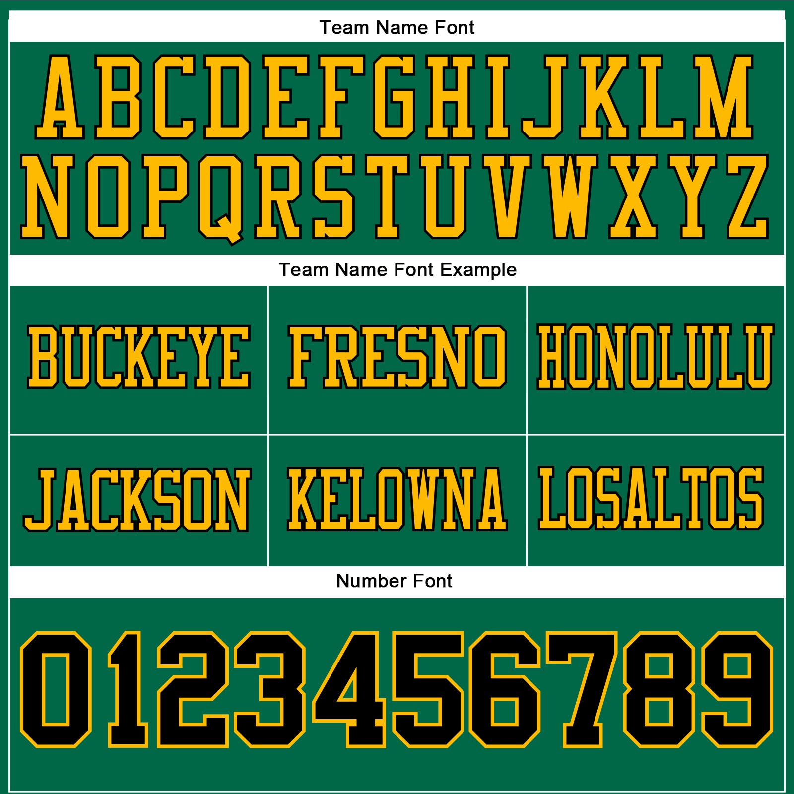 Custom Kelly Green Black-Gold Authentic Football Jersey