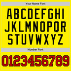 Custom Light Yellow Red-Black Authentic Basketball Jersey