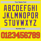 Custom Light Yellow Orange-Purple Authentic Basketball Jersey