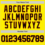 Custom Light Yellow Black-Orange Authentic Basketball Jersey