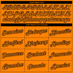 Custom Bay Orange Black-Camo 3D Animal Deer Hunting Long Sleeve Performance T-Shirt