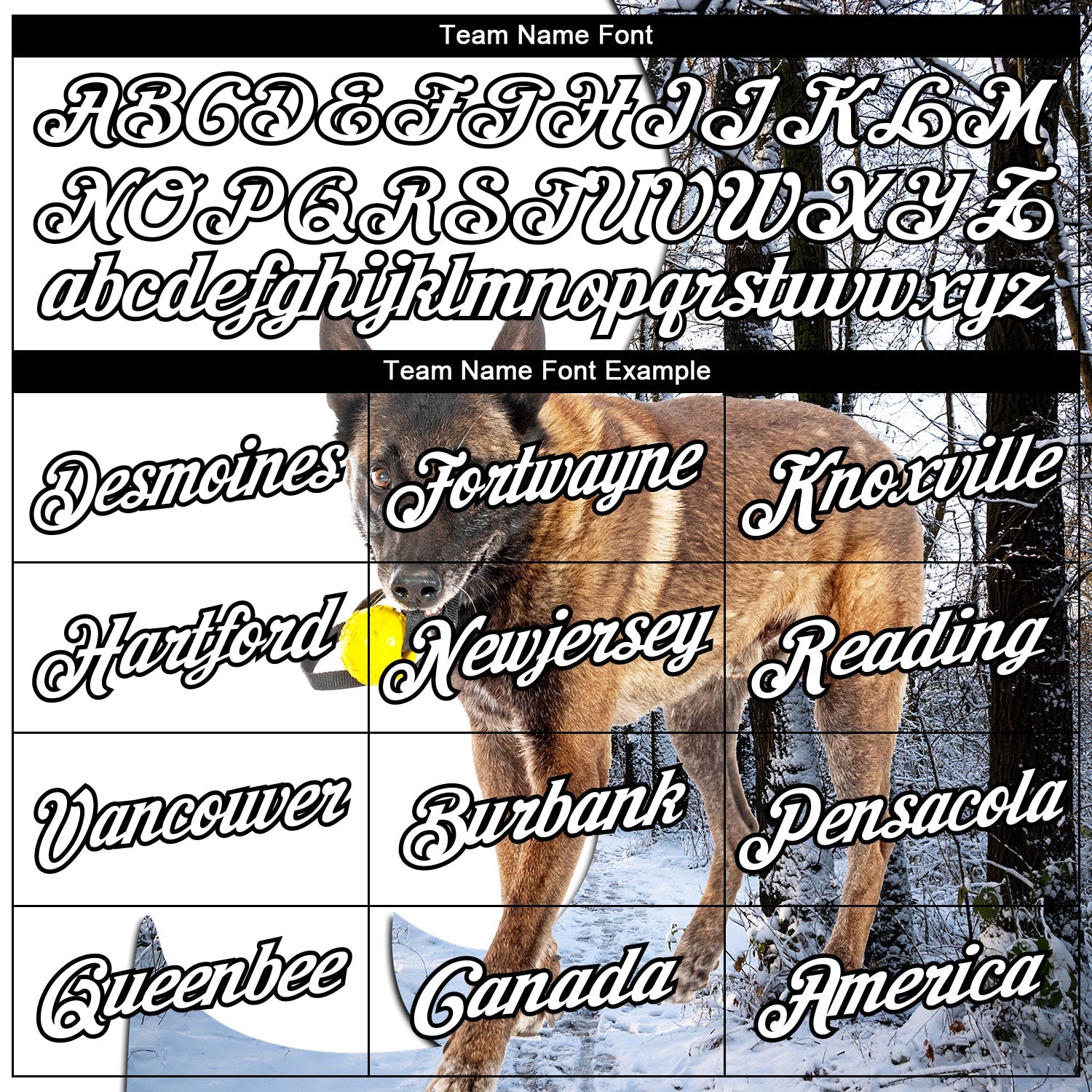 Custom White Black 3D Animal Shepherd Dog Hunting Long Sleeve Performance T-Shirt