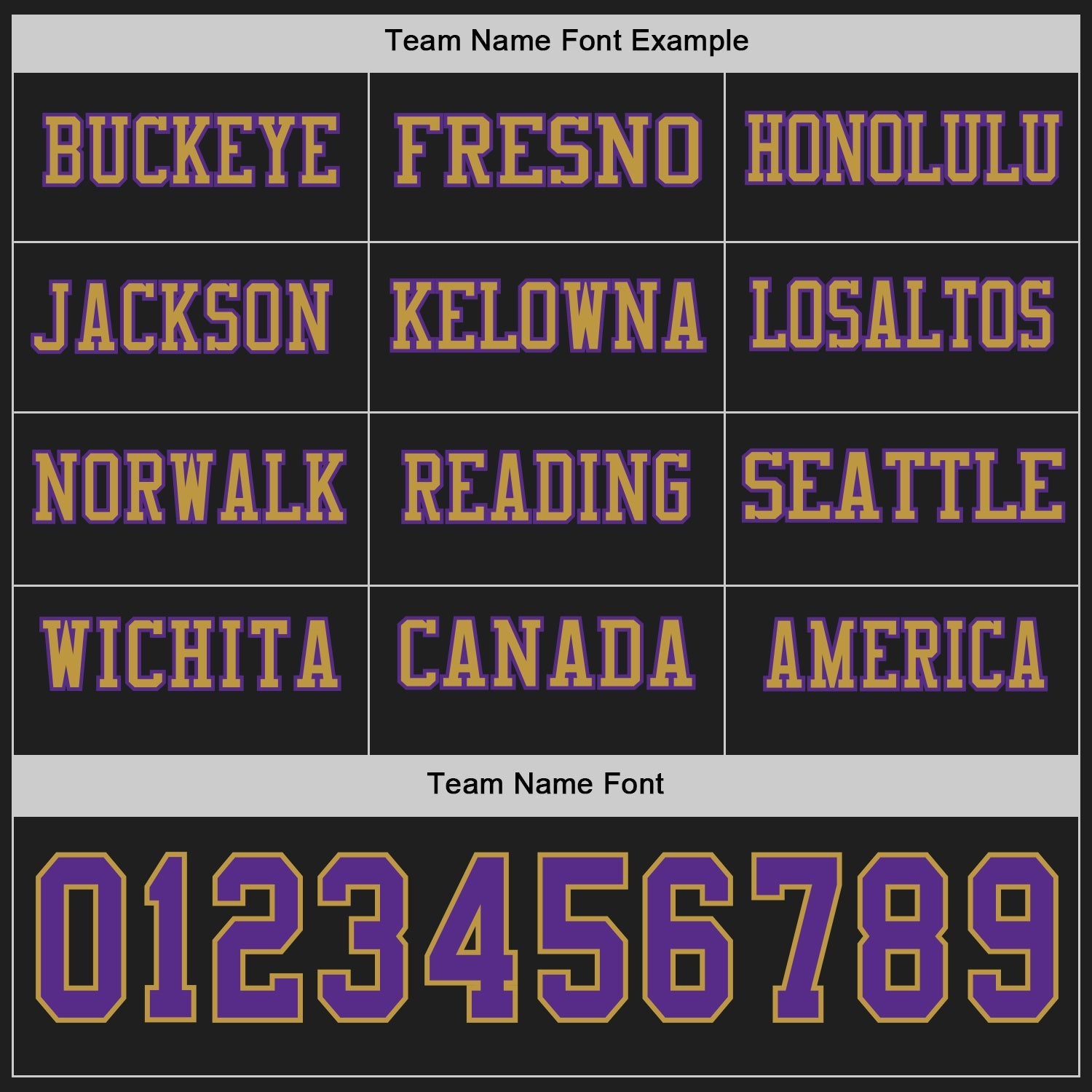 Custom Black Purple-Old Gold Long Sleeve Authentic Football Jersey